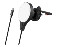 Uchwyt do telefonów ER POWER uchwyt ładujący MagSafe 15W czarny ERPWMAC15BK